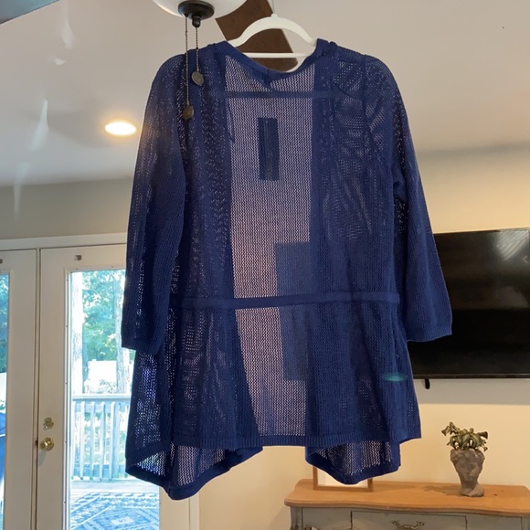 Brand new with Tags Blue Cardigan Sweater - Picture 5 of 9